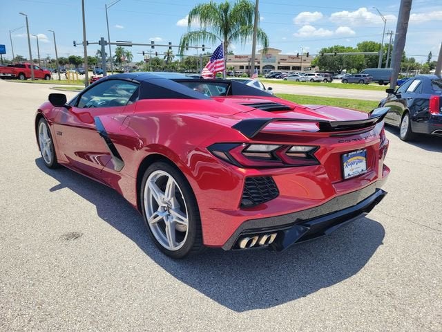 2023 Chevrolet Corvette Stingray — rear three-quarter view