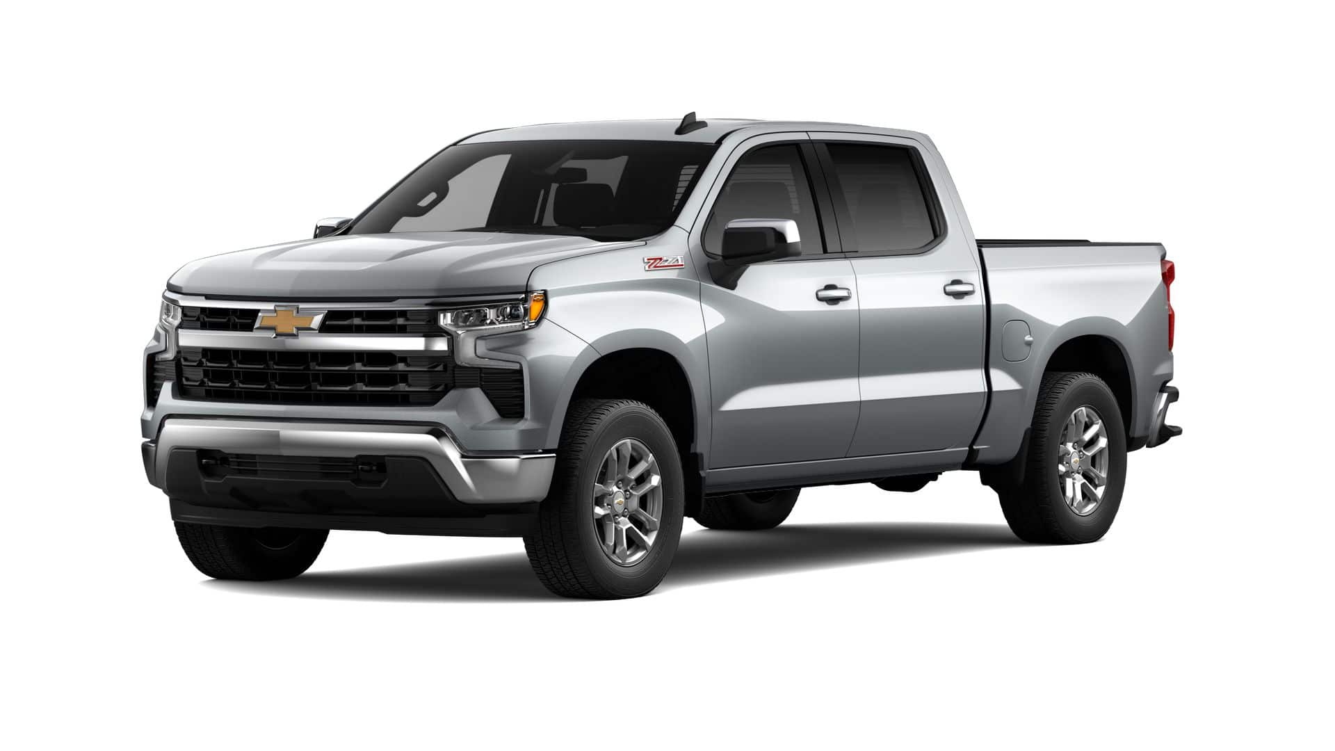 2026 Chevrolet Silverado 1500 LT in Sterling Gray Metallic — front three-quarter view