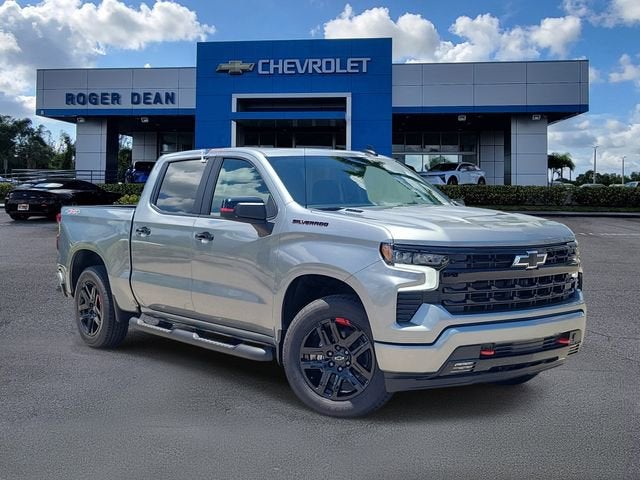 2026 Chevrolet Silverado 1500 RST in Sterling Gray Metallic — front three-quarter view