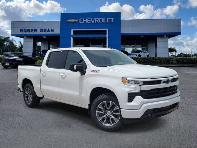 2026 Chevrolet Silverado 1500 RST in Summit White — front three-quarter view