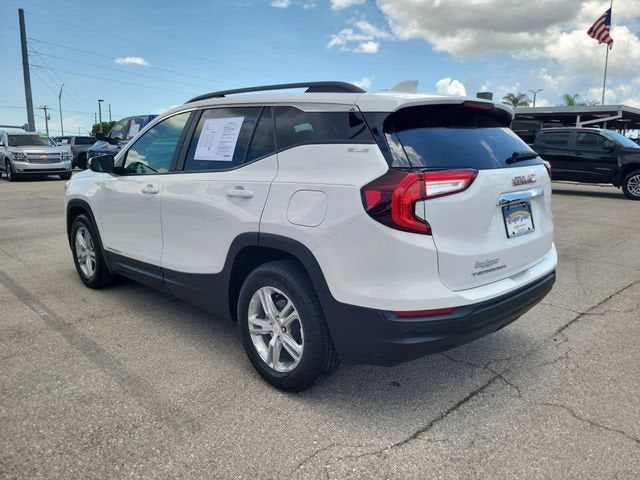 2023 GMC Terrain — rear three-quarter view