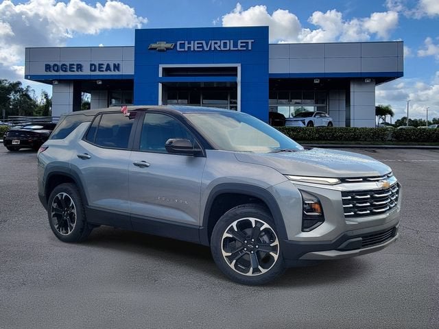 2027 Chevrolet Equinox LT in Sterling Gray Metallic — front three-quarter view