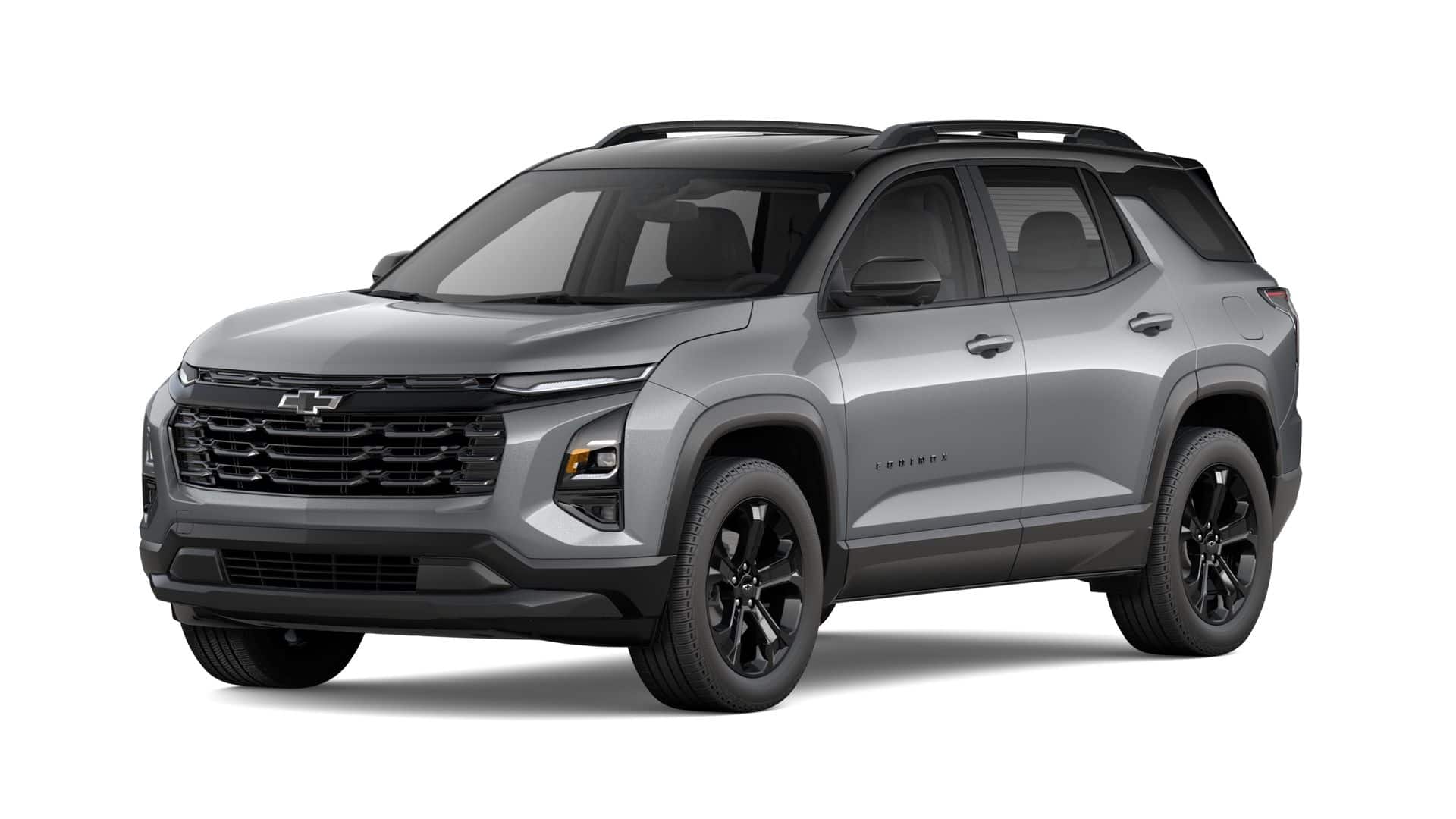 2027 Chevrolet Equinox LT in Sterling Gray Metallic — front three-quarter view