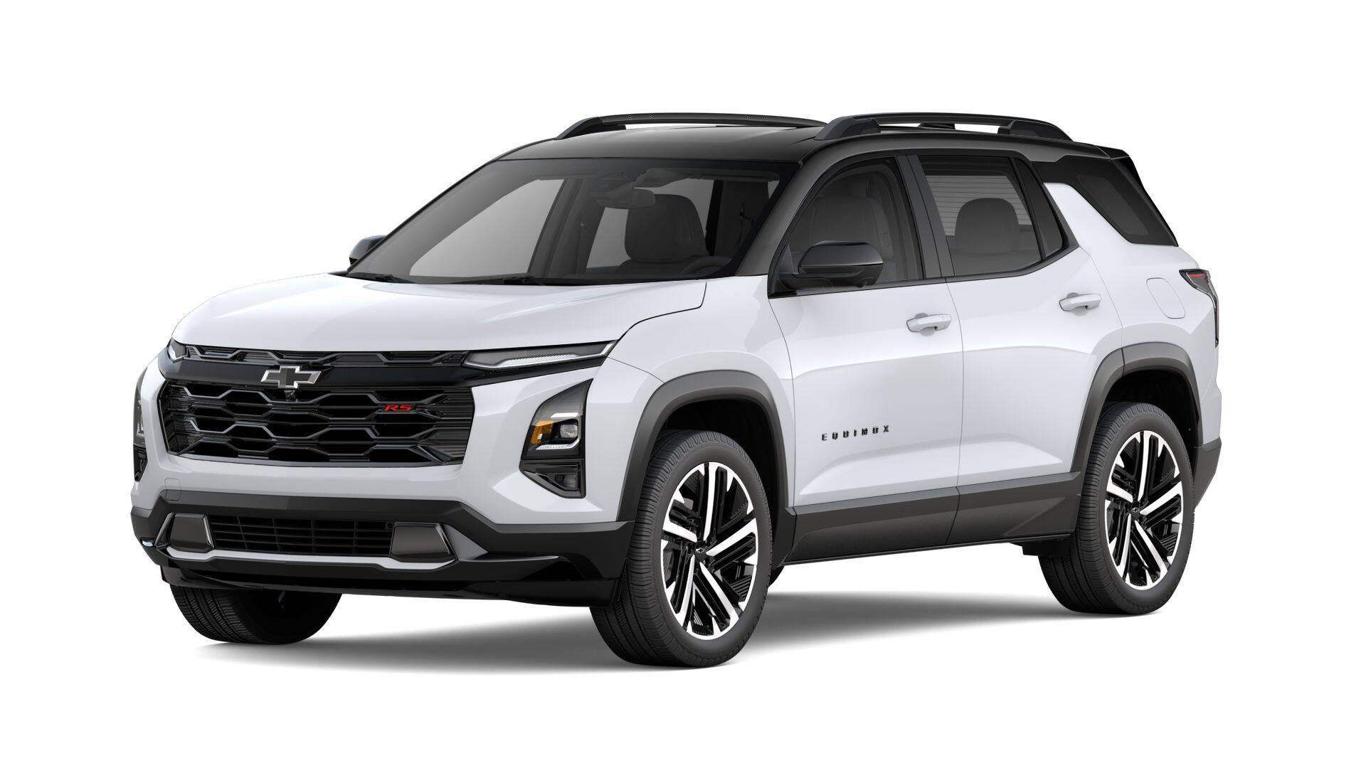 2027 Chevrolet Equinox FWD RS in Polar White Tricoat — front three-quarter view