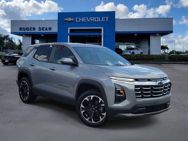 2026 Chevrolet Equinox LT in Sterling Gray Metallic — front three-quarter view